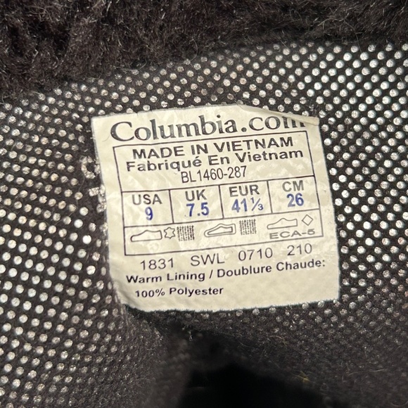 Columbia Omni-Heat Womens Slopeside Winter Boots Brown Size 9 - Picture 13 of 15